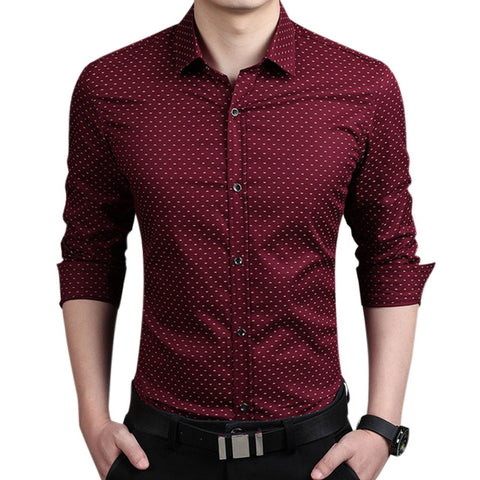 Slim Fit Shirts Plus Size