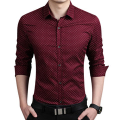 Slim Fit Shirts Plus Size