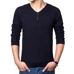 Winter Henley Neck Sweater