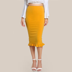 Split Ruffle Skirt