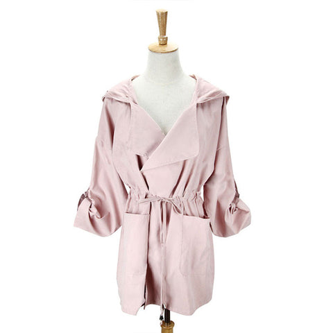 Long Sleeve Hooded Coat