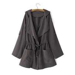 Long Sleeve Hooded Coat