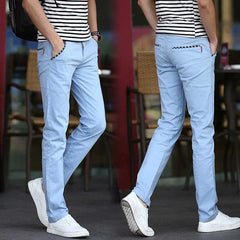 Stretch Slim Fit Casual Pants