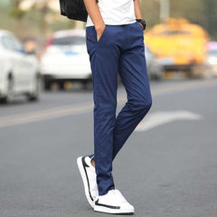 Stretch Casual Cotton Pants