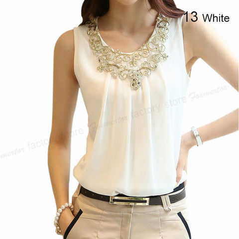 Women Sleeveless Blouse