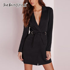 V Neck Women's Blazer