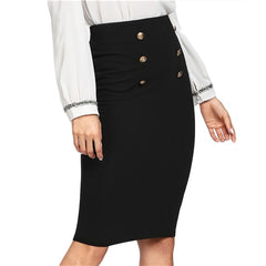 Double Button Skirt