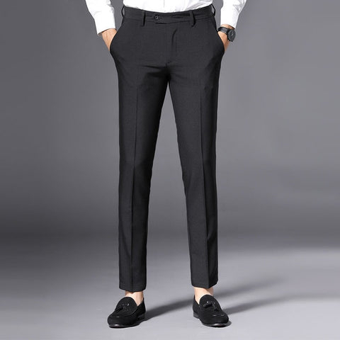 Classic Elastic Casual Pants