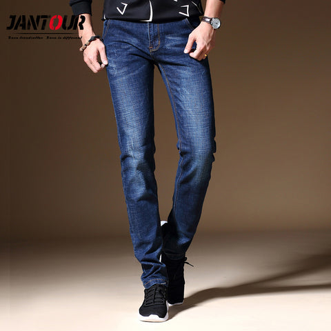 Stretch Denim Pants