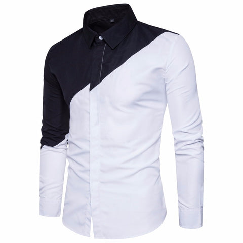 Cotton Black White Shirts Casual