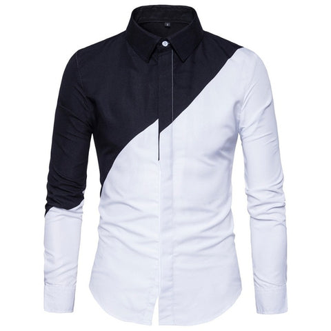 Cotton Black White Shirts Casual