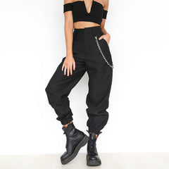 Fashion Side Chain Pants