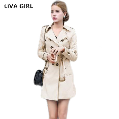 Double Breasted Slim Fit Coat