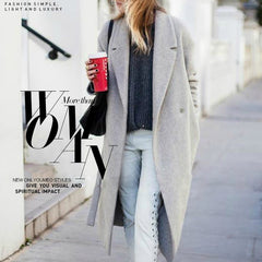 Simple Cashmere Coat