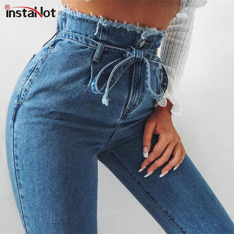 Zipper Straight Jeans Pants