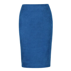 Suede Midi Skirt