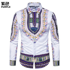 3D National Style Printing Floral Shirt