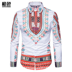 3D National Style Printing Floral Shirt