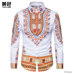 3D National Style Printing Floral Shirt