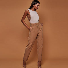 High Waist Casual Pants