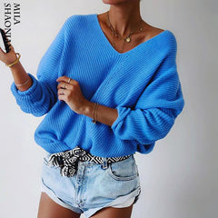 Solid Cotton Sweaters