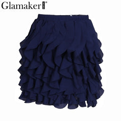 Glamaker Ruffle Mini Skirt