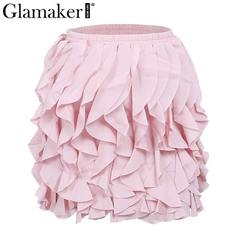 Glamaker Ruffle Mini Skirt