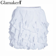 Glamaker Ruffle Mini Skirt