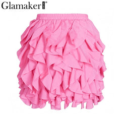 Glamaker Ruffle Mini Skirt