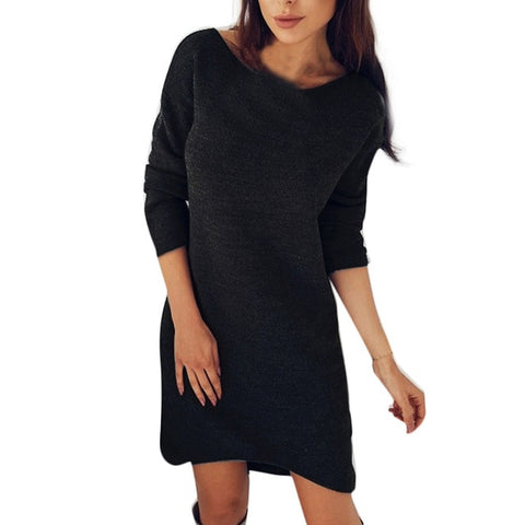 New Fashion Solid O-Neck Sweater